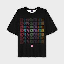 Мужская футболка оверсайз DYNAMITE BTS