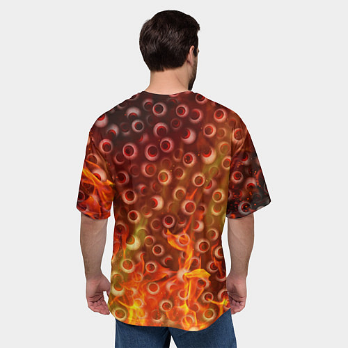 Мужская футболка оверсайз Смерть всё видит / 3D-принт – фото 4