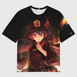 Футболка оверсайз мужская Hu Tao GENSHIN IMPACT, цвет: 3D-принт