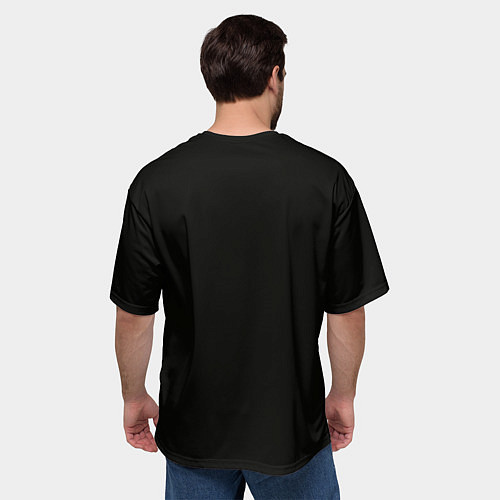 Мужская футболка оверсайз Bob Marley Art / 3D-принт – фото 4