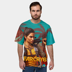 Футболка оверсайз мужская Far Cry Dani Rojas, цвет: 3D-принт — фото 2