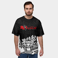 Футболка оверсайз мужская TOKYO REVENGERS DRAKENАН, цвет: 3D-принт — фото 2