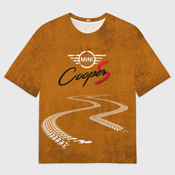 Мужская футболка оверсайз Следы Mini