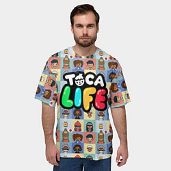 Футболка оверсайз мужская Toca Life, цвет: 3D-принт — фото 2