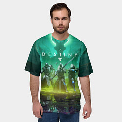 Футболка оверсайз мужская DESTINY 2 КОРОЛЕВА ВЕДЬМА САВАТУН, цвет: 3D-принт — фото 2