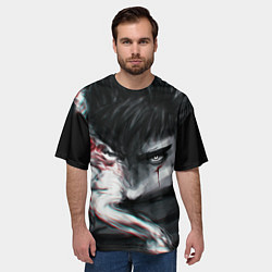 Футболка оверсайз мужская BERSERK БЕРСЕРК ГАТС, цвет: 3D-принт — фото 2