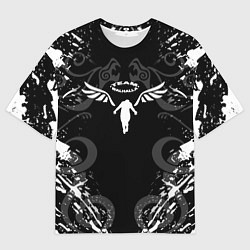 Футболка оверсайз мужская WALHALLA TEAM TOKYO REVENGERS DRAGON TATTOO, цвет: 3D-принт
