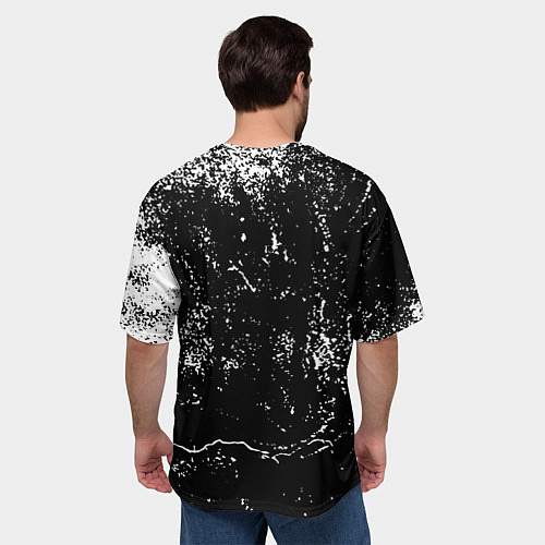 Мужская футболка оверсайз PYROKINESIS: / 3D-принт – фото 4