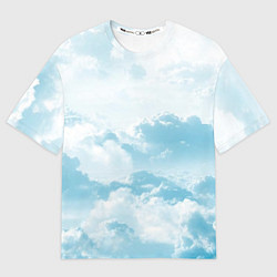 Футболка оверсайз мужская Плотные облака, цвет: 3D-принт