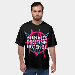 Футболка оверсайз мужская Mindless Self Indulgence MSI, цвет: 3D-принт — фото 2