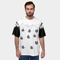 Футболка оверсайз мужская PYROKINESIS, цвет: 3D-принт — фото 2