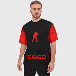 Футболка оверсайз мужская Counter-Strike: Global Offensive, цвет: 3D-принт — фото 2