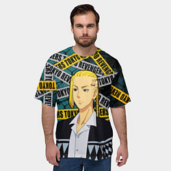 Футболка оверсайз мужская Дракен, цвет: 3D-принт — фото 2