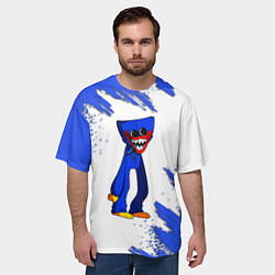 Футболка оверсайз мужская Huggy Wuggy, цвет: 3D-принт — фото 2