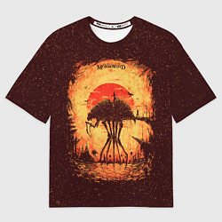 Футболка оверсайз мужская K aЛюбимый Моровинд, цвет: 3D-принт
