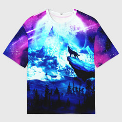Футболка оверсайз мужская МОЛЧАНИЕ ЛУНЫ, цвет: 3D-принт