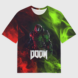 Мужская футболка оверсайз Doomguy Doom