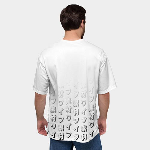 Мужская футболка оверсайз Waifu - 2B Nier / 3D-принт – фото 4