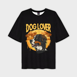 Футболка оверсайз мужская Любитель Собак Dog Lover, цвет: 3D-принт
