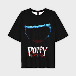 Мужская футболка оверсайз Poppy Playtime: Huggy Wuggy