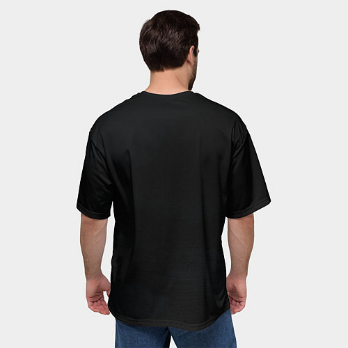 Мужская футболка оверсайз Черные Храмовники раскраска доспеха / 3D-принт – фото 4