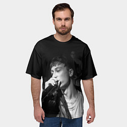 Футболка оверсайз мужская Бульвар Депо на концерте, цвет: 3D-принт — фото 2