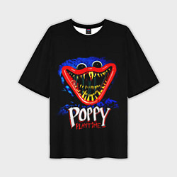 Мужская футболка оверсайз Poppy Playtime: Huggy