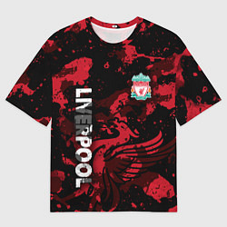 Футболка оверсайз мужская Ливерпуль, Liverpool, цвет: 3D-принт