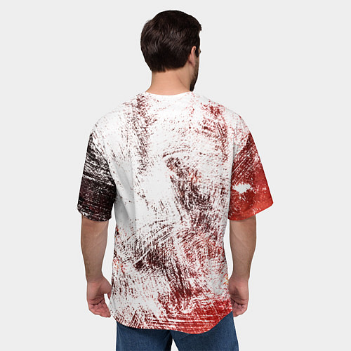 Мужская футболка оверсайз Трафальгар Ло Пираты сердца Весёлый Роджер / 3D-принт – фото 4