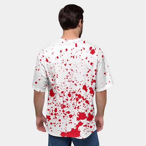 Мужская футболка оверсайз Декстер Dexter / 3D-принт – фото 4