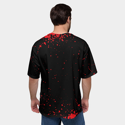 Мужская футболка оверсайз Dexter Декстер / 3D-принт – фото 4