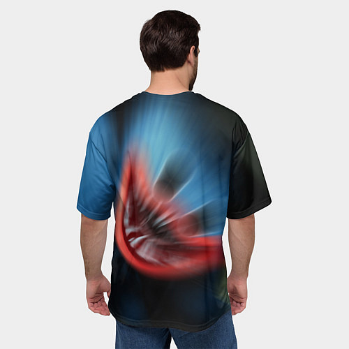 Мужская футболка оверсайз ХАГИ ВАГИ, Я ТЕБЯ ПОЙМАЛ / 3D-принт – фото 4