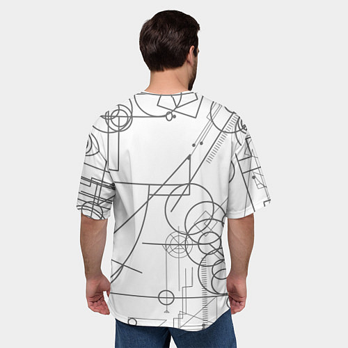 Мужская футболка оверсайз Врата Штейна SteinsGate / 3D-принт – фото 4