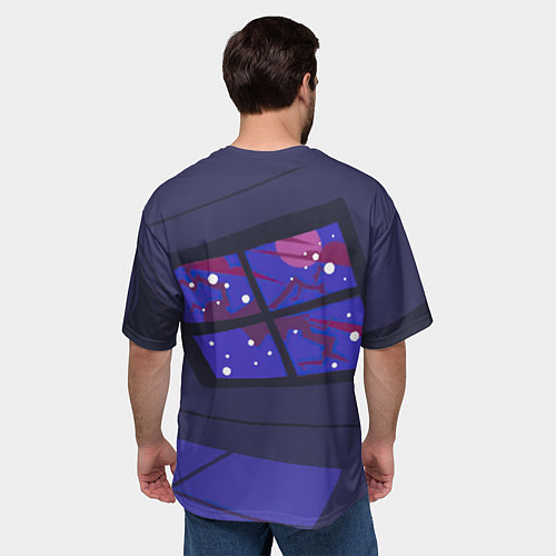 Мужская футболка оверсайз Новогодний Пико / 3D-принт – фото 4