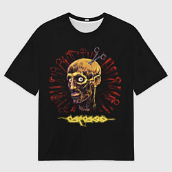 Футболка оверсайз мужская Carcass, Necroticism, цвет: 3D-принт
