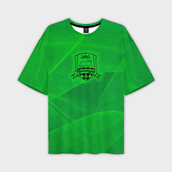 Футболка оверсайз мужская Краснодар lime theme, цвет: 3D-принт