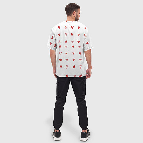 Мужская футболка оверсайз Похититель сердец ЕГОР КРИД / 3D-принт – фото 4