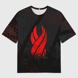 Футболка оверсайз мужская DEAD SPACE ОБЕЛИСК МЁРТВЫЙ КОСМОС, цвет: 3D-принт