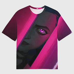 Футболка оверсайз мужская Jinx Arcane League of Legends, цвет: 3D-принт