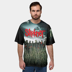 Футболка оверсайз мужская All Hope Is Gone - Slipknot, цвет: 3D-принт — фото 2