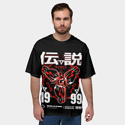 Футболка оверсайз мужская BROTHERHOOD 1999 GACHIMUCHI, цвет: 3D-принт — фото 2
