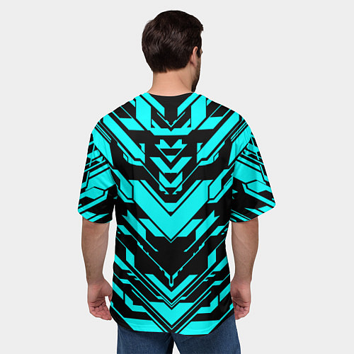 Мужская футболка оверсайз Samus Metroid / 3D-принт – фото 4