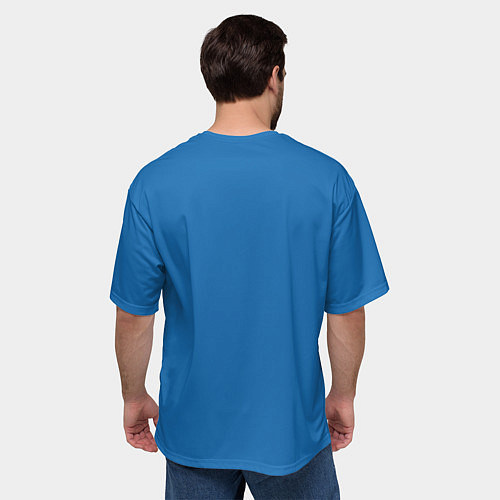 Мужская футболка оверсайз Есть чё пожевать? / 3D-принт – фото 4