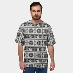 Футболка оверсайз мужская Squirrel Pattern, цвет: 3D-принт — фото 2