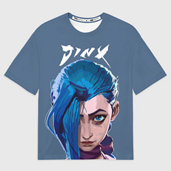 Футболка оверсайз мужская Jinx Arcane, цвет: 3D-принт