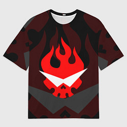 Футболка оверсайз мужская GURREN LAGANN LOGO SYMBOL, цвет: 3D-принт