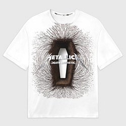Футболка оверсайз мужская Death Magnetic - Metallica, цвет: 3D-принт