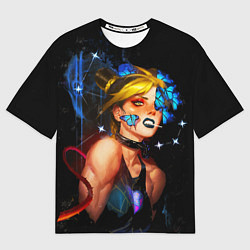 Футболка оверсайз мужская Jojo Stone Ocean Jolyne cujoh, цвет: 3D-принт