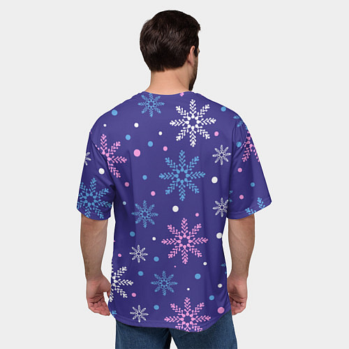 Мужская футболка оверсайз New Year Huggy WuggyKissy Missy / 3D-принт – фото 4