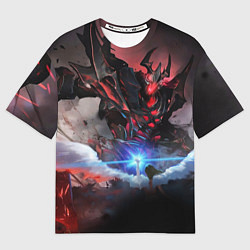 Футболка оверсайз мужская DOTA ТЕНЬ, SHADOW FIEND, цвет: 3D-принт